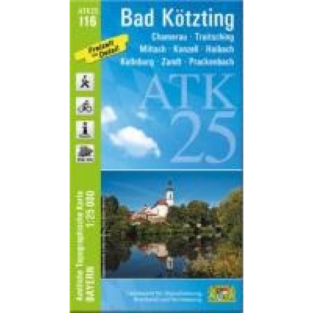 9783987760402 - ATK25-I16 Bad Kötzting (Amtliche Topographische Karte 125000) Karte (im Sinne von Landkarte) 9783987760402 - ATK25-I16 Bad Kötzting (Amtliche Topographische Karte 125000) Karte (im Sinne von Landkarte)