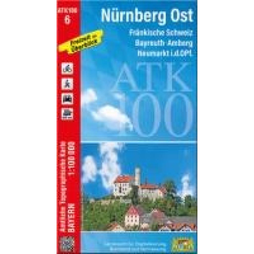 ATK100-6 Nürnberg Ost (Amtliche Topographische Karte 1:100000)