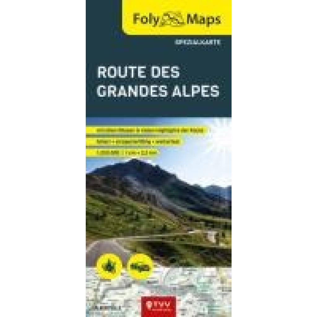 FolyMaps Route des Grandes Alpes Spezialkarte