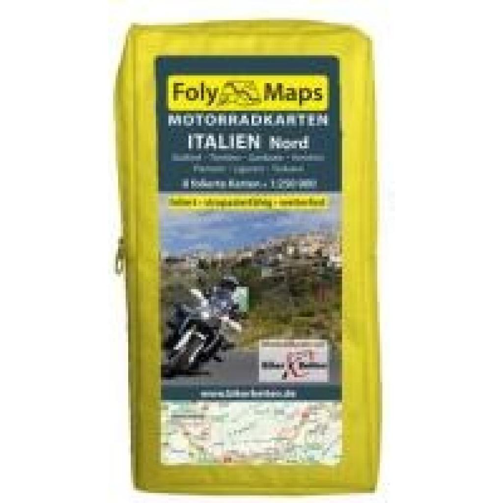 9783965990623 - FolyMaps Motorradkarten Italien Nord