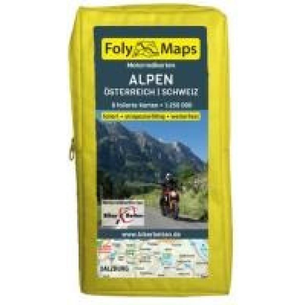 9783965990616 - FolyMaps Motorradkarten Alpen Österreich Schweiz 9783965990616 - FolyMaps Motorradkarten Alpen Österreich Schweiz