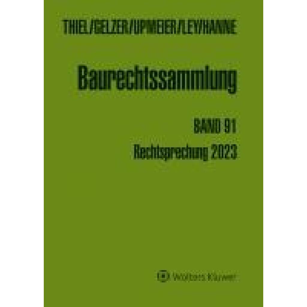 9783804155992 - Baurechtssammlung 9783804155992 - Baurechtssammlung