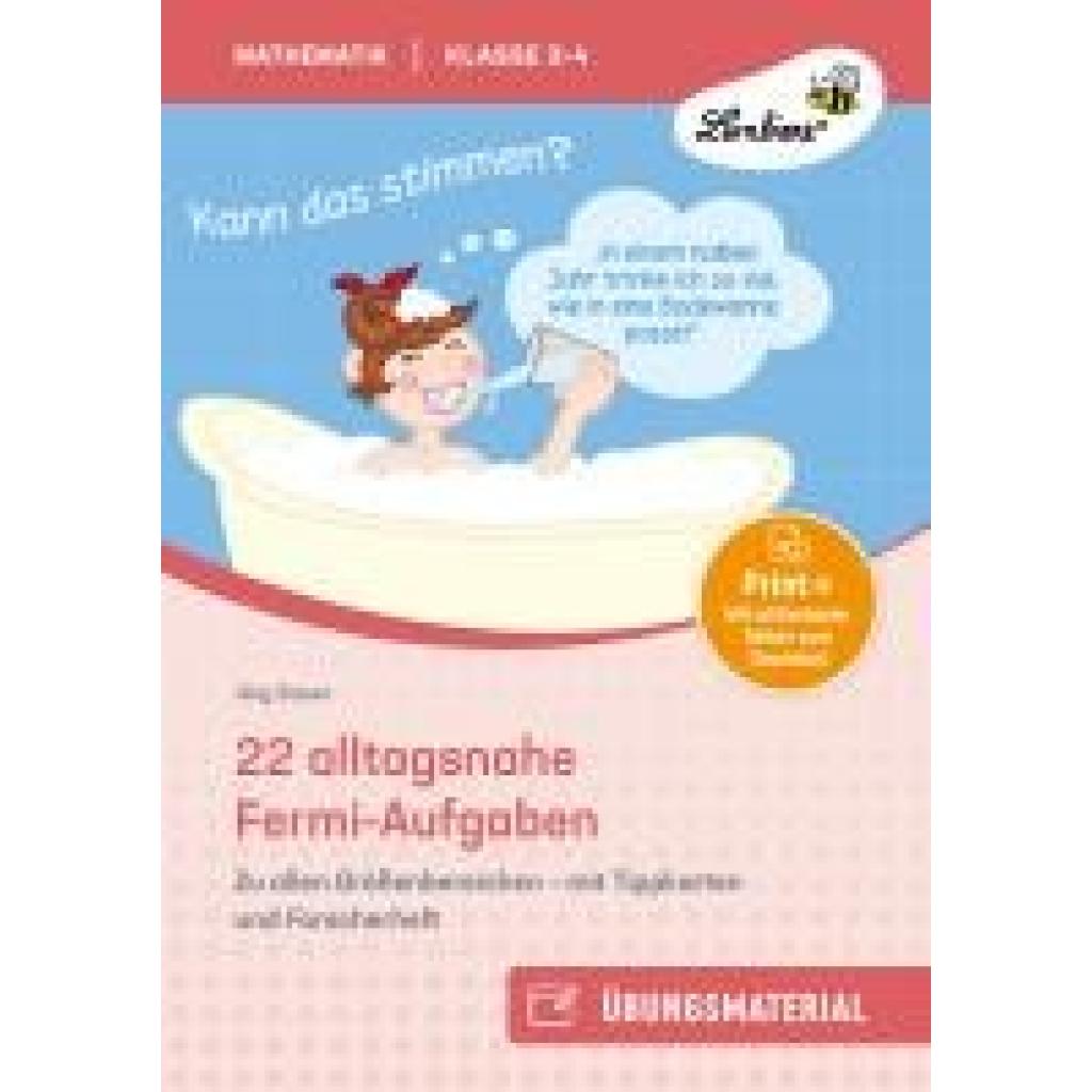 9783746811567 - 22 alltagsnahe Fermi-Aufgaben für Klasse 3-4 - Jörg Sauer Geheftet 9783746811567 - 22 alltagsnahe Fermi-Aufgaben für Klasse 3-4 - Jörg Sauer Geheftet