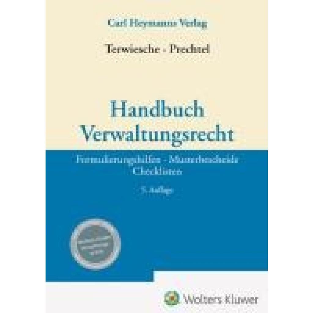 9783452304025 - Handbuch Verwaltungsrecht 9783452304025 - Handbuch Verwaltungsrecht