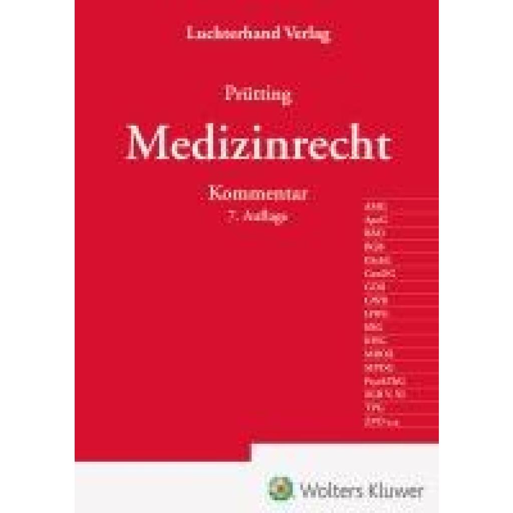 9783472098232 - Medizinrecht - Kommentar 9783472098232 - Medizinrecht - Kommentar