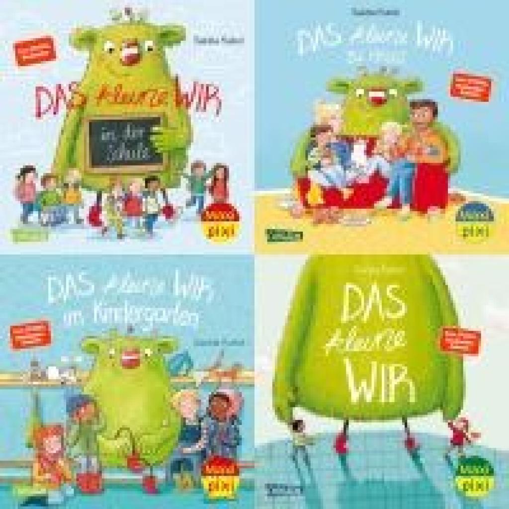 9783551030788 - Kunkel Daniela Maxi-Pixi-4er-Set 114 Gemeinsam stark mit dem kleinen WIR (4x1 Exemplar)