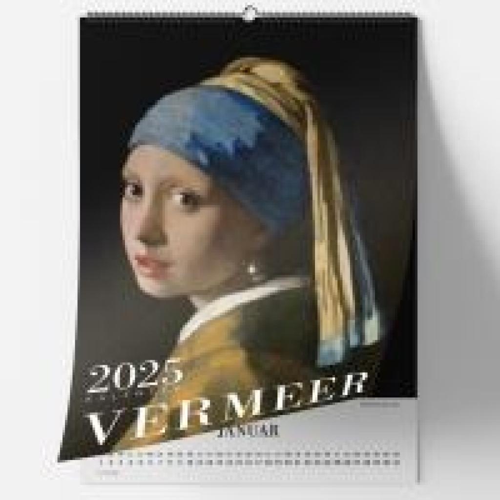 Vermeer, Johannes: Vermeer. Wandkalender 2025