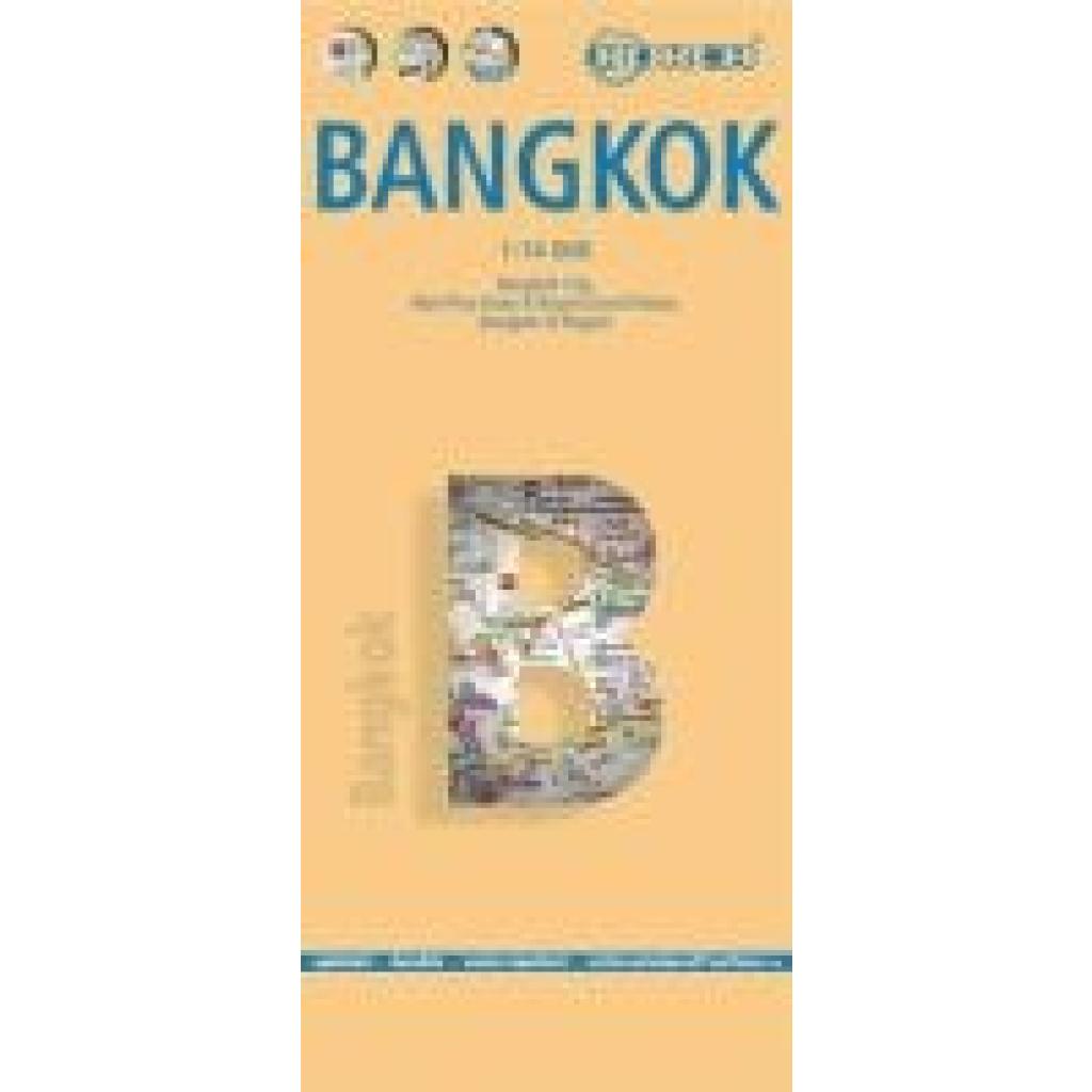 Bangkok 1 : 14 000. City Centre Map