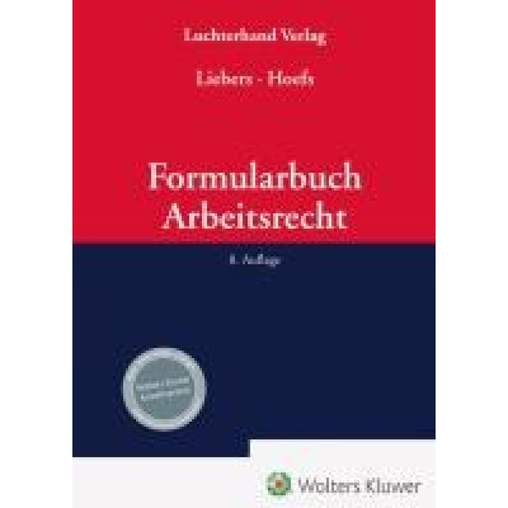 9783472098386 - Formularbuch Arbeitsrecht