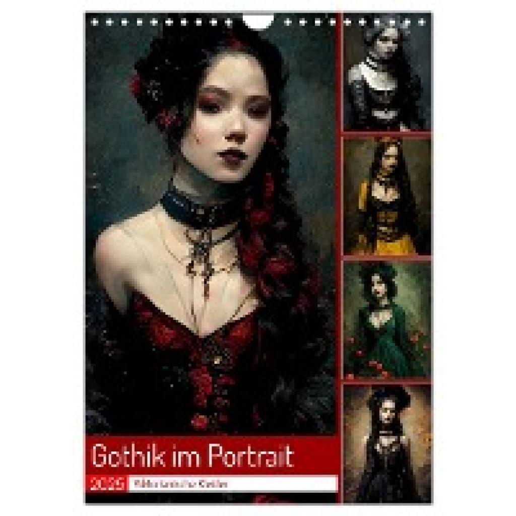 Frost, Anja: Gothik im Portrait - Viktorianische Kleider (Wandkalender 2025 DIN A4 hoch), CALVENDO Monatskalender