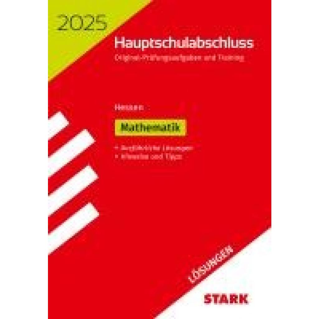 9783849060961 - STARK Lösungen zu Original-Prüfungen und Training Hauptschulabschluss 2025 - Mathematik - Hessen