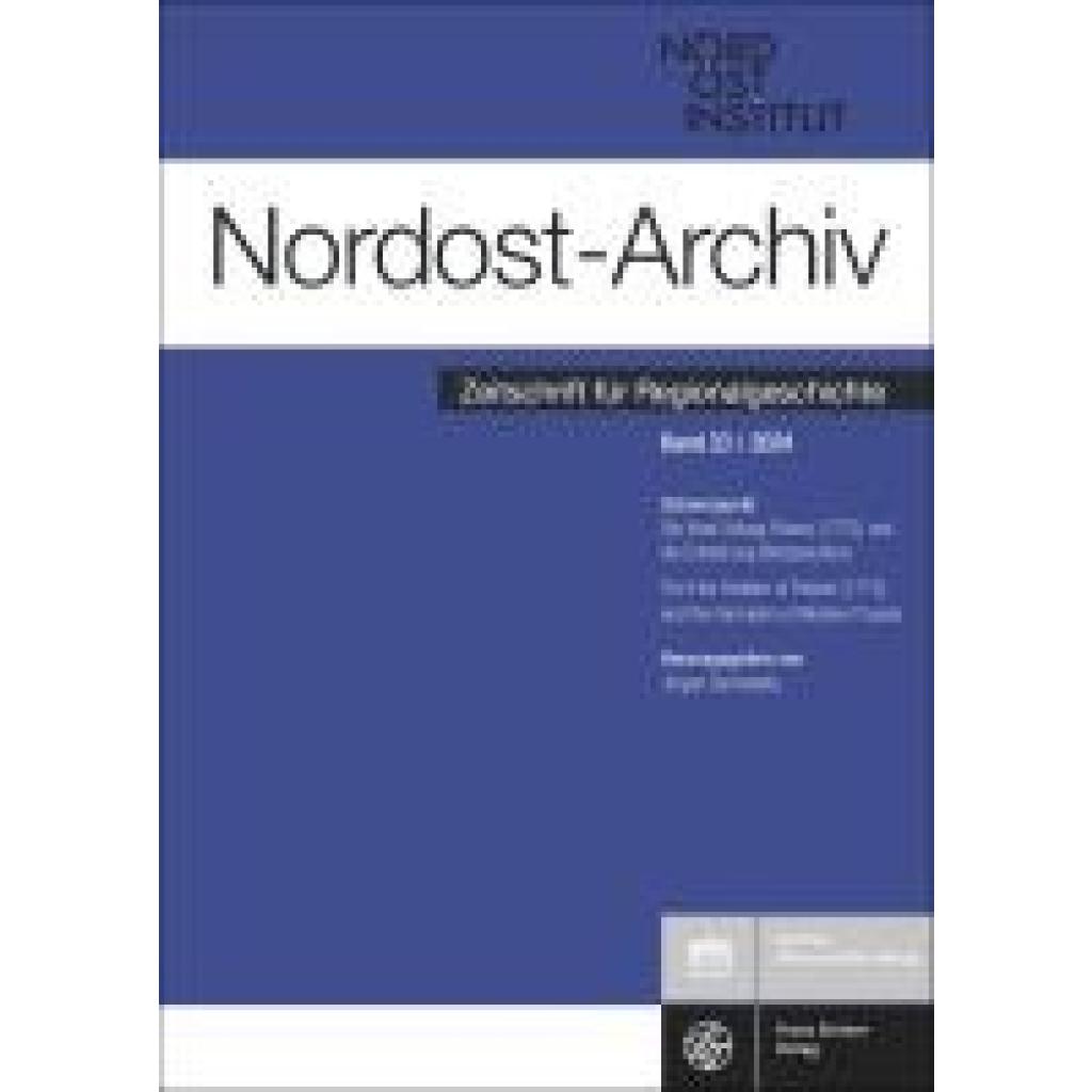 9783515137065 - Nordost-Archiv 33 (2024) Kartoniert (TB)