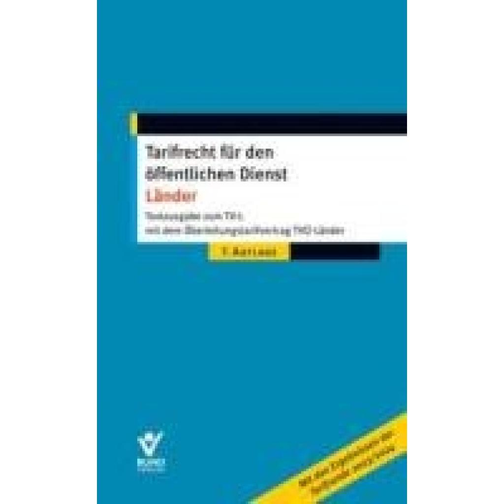9783766374141 - Tarifrecht für den öffentlichen Dienst - Länder 9783766374141 - Tarifrecht für den öffentlichen Dienst - Länder