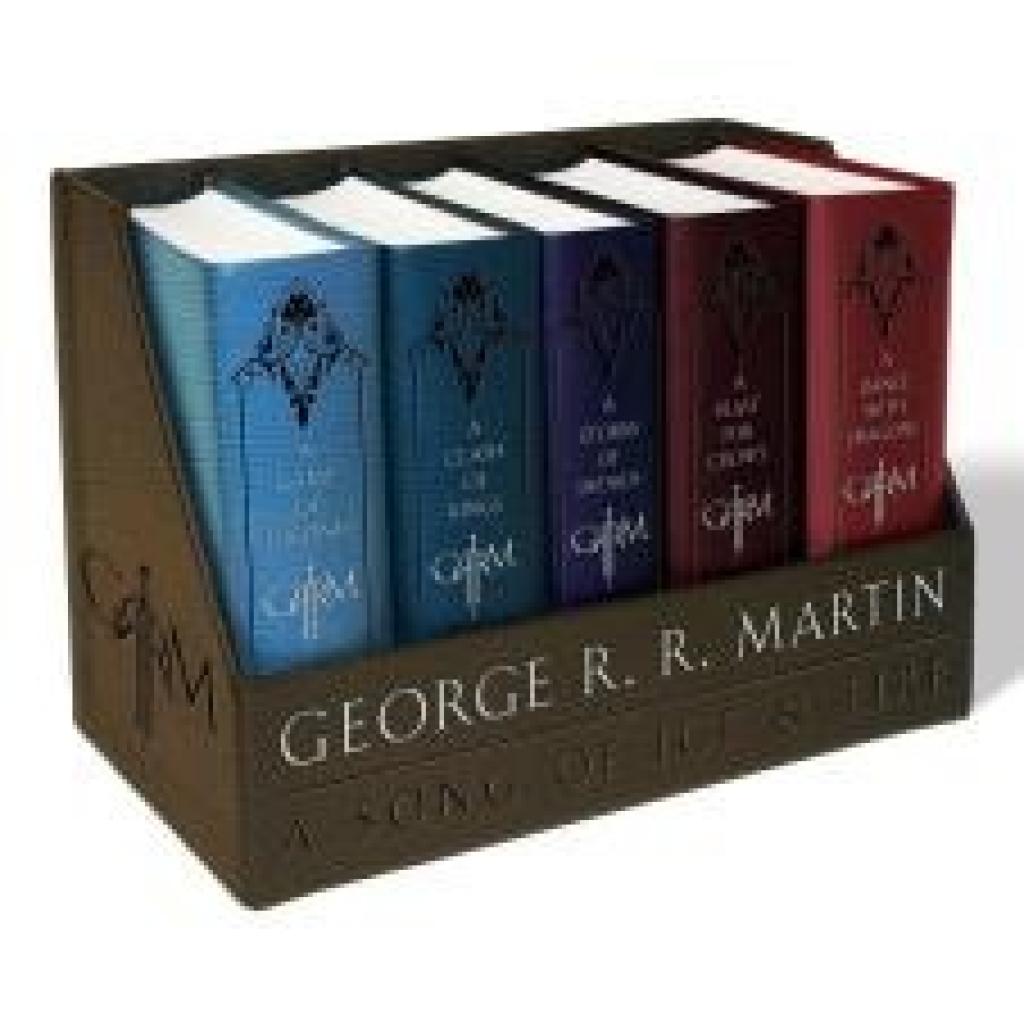 Martin, George R. R.: George R. R. Martin's A Game of Thrones Leather-Cloth Boxed Set (Song of Ice and Fire Series)