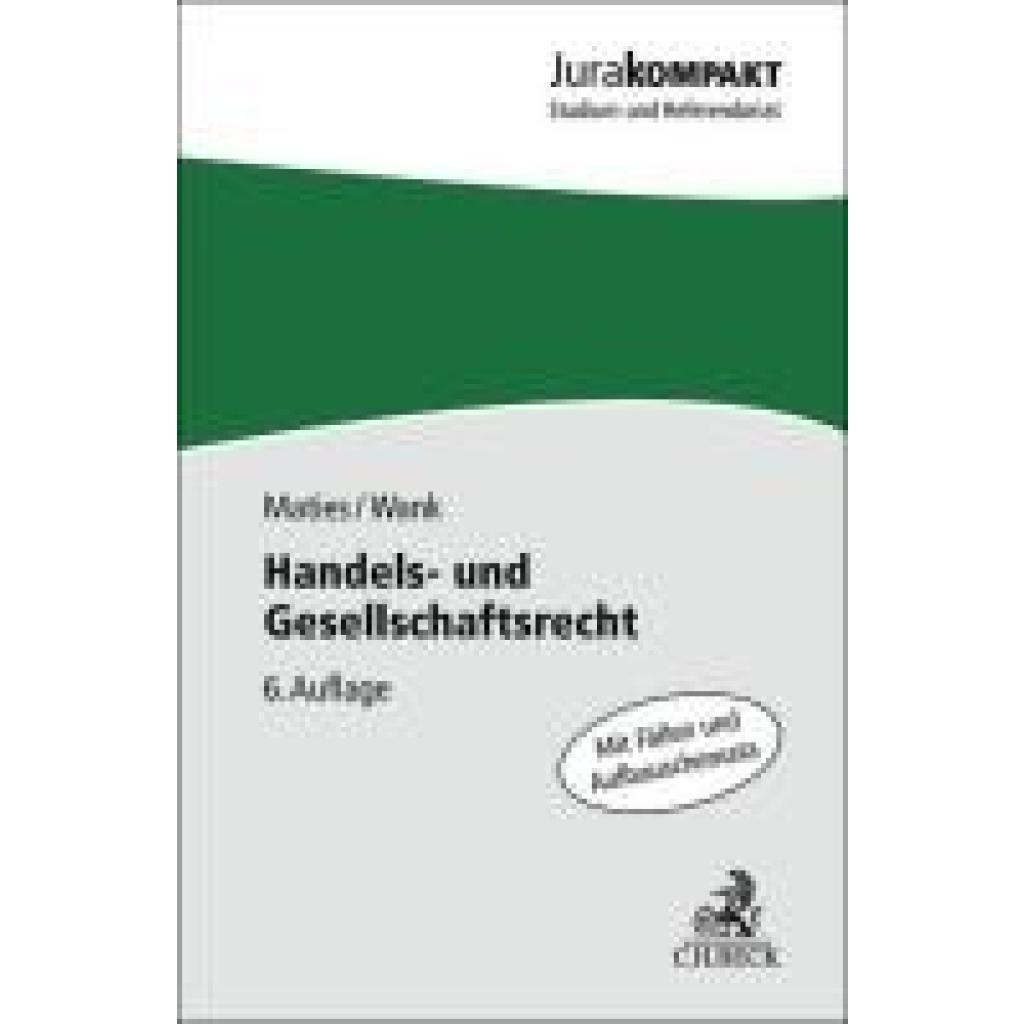 9783406825460 - Maties Martin Handels- und Gesellschaftsrecht