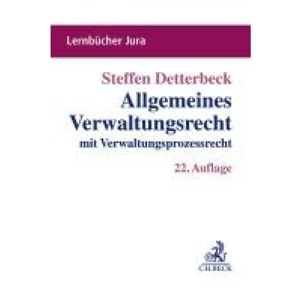 9783406823282 - Detterbeck Steffen Allgemeines Verwaltungsrecht 9783406823282 - Detterbeck Steffen Allgemeines Verwaltungsrecht