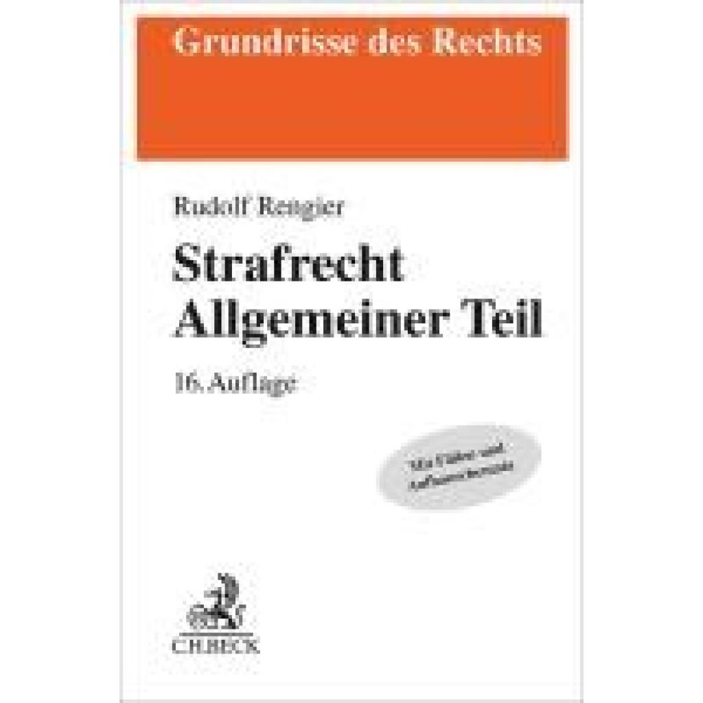 9783406817304 - Rengier Rudolf Strafrecht Allgemeiner Teil 9783406817304 - Rengier Rudolf Strafrecht Allgemeiner Teil