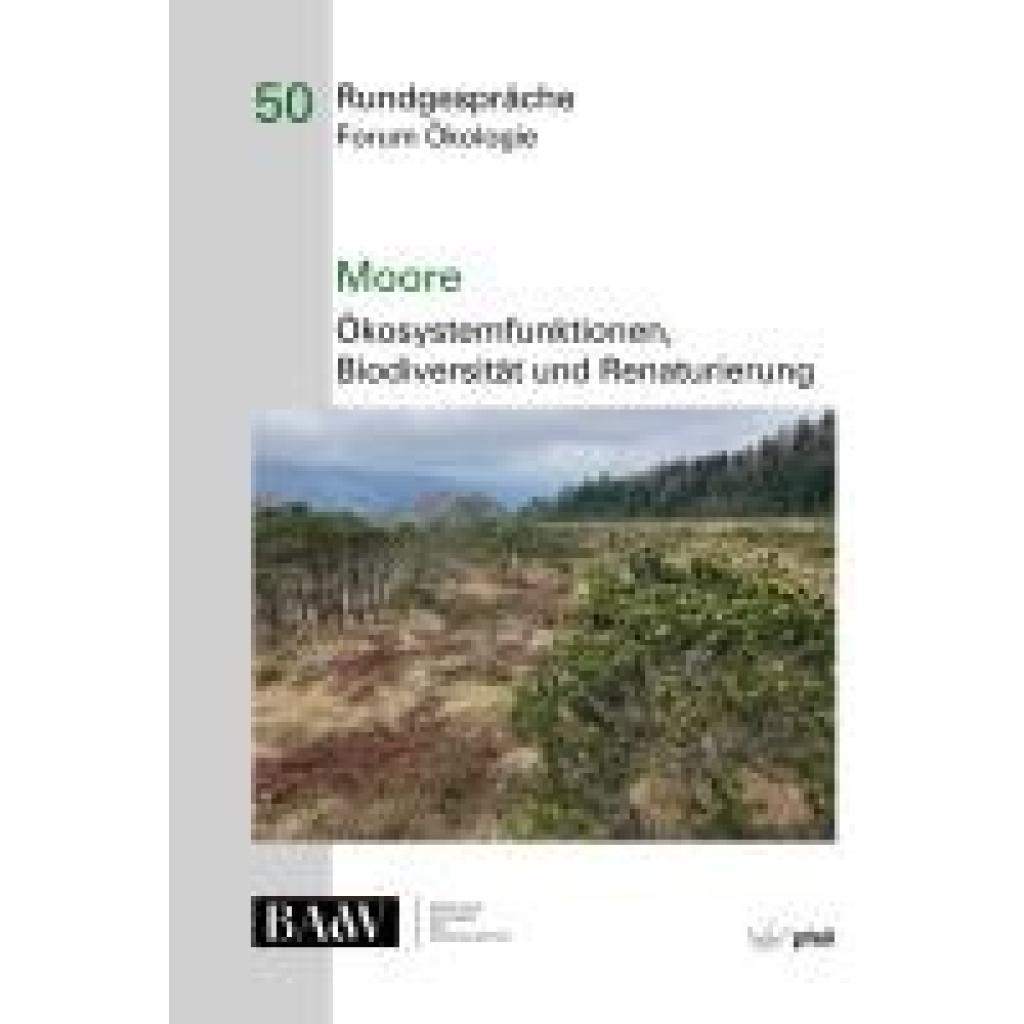 9783899372908 - Moore - Ökosystemfunktionen Bio­diversität und Renaturierung Kartoniert (TB)