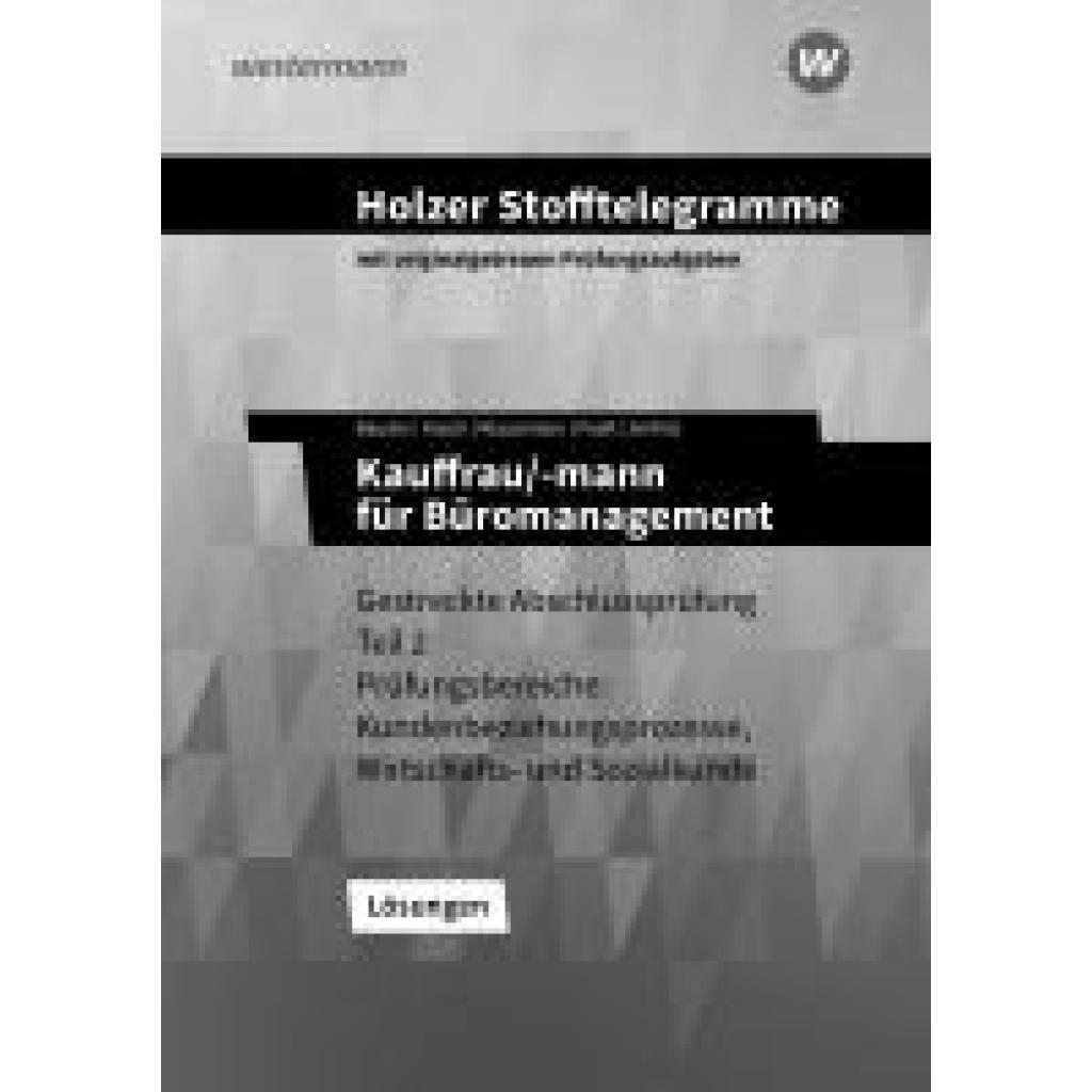 9783427150800 - Seifritz Christian Holzer Stofftelegramme - Kauffrau -mann für Büromanagement Lösungen Baden-Württemberg