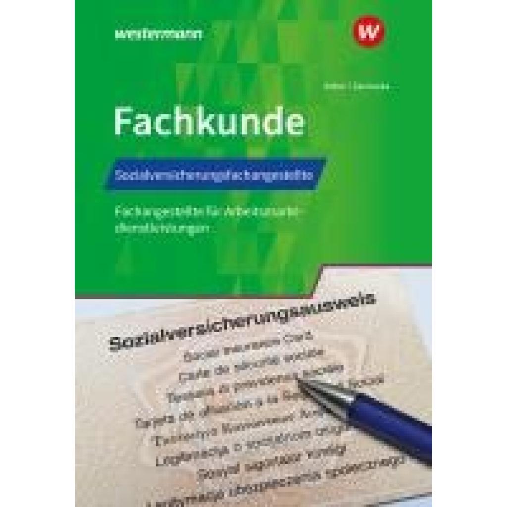 9783427044154 - Zarnowka Barbara Sozialversicherungsfachangestellte Fachangestellte für Arbeitsmarktdienstleistungen 9783427044154 - Zarnowka Barbara Sozialversicherungsfachangestellte Fachangestellte für Arbeitsmarktdienstleistungen