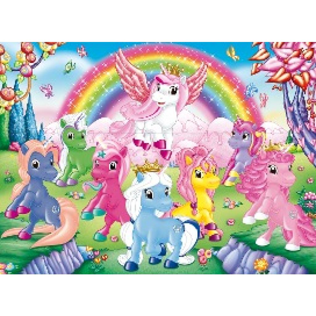 Ravensburger Kinderpuzzle - Lissy Pony Activity - 100 Teile Activity Puzzle mit Rätselblock, Comic und exklusiver Lissy 