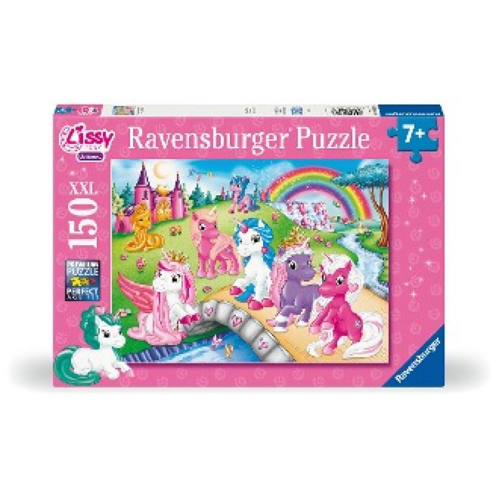 Ravensburger Kinderpuzzle 12004008 - Die zauberhafte Welt der Lissy PONYs - 100 Teile XXL Lissy PONY Puzzle für Kinder a