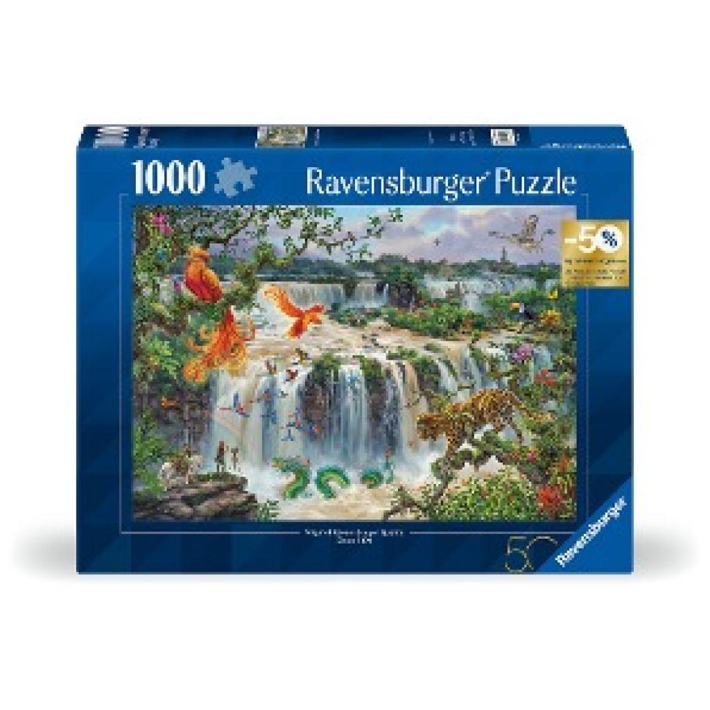 Ravensburger Puzzle 12001090 - Fantastischer Wasserfall von Iguazú - 1000 Teile Puzzle für Erwachsene ab 14 Jahren