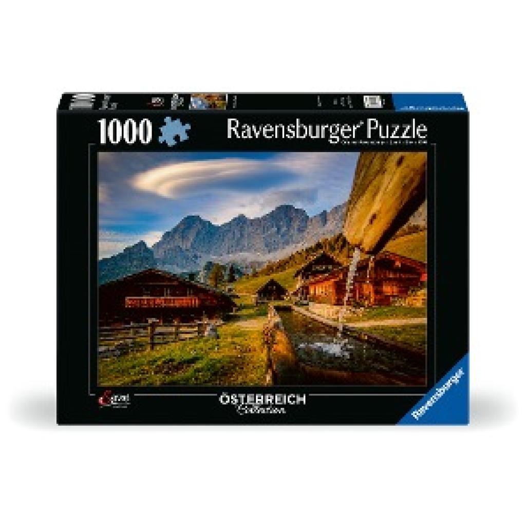 Ravensburger Puzzle 12000595 - Neustattalm am Dachstein - 1000 Teile Puzzle für Erwachsene und Kinder ab 14 Jahren