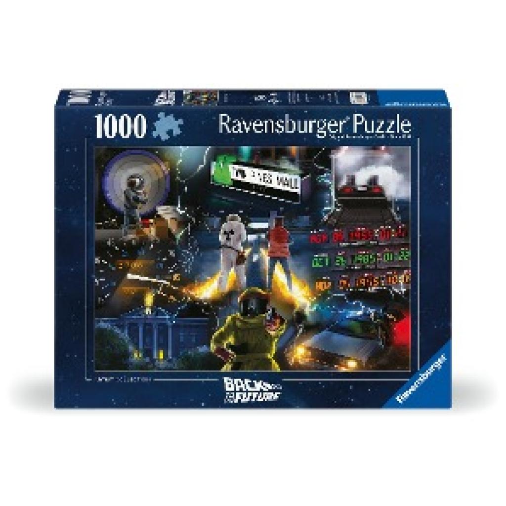 Ravensburger Puzzle 12000278 - Back to the Future - 1000 Teile Universal VAULT Puzzle für Erwachsene und Kinder ab 14 Ja