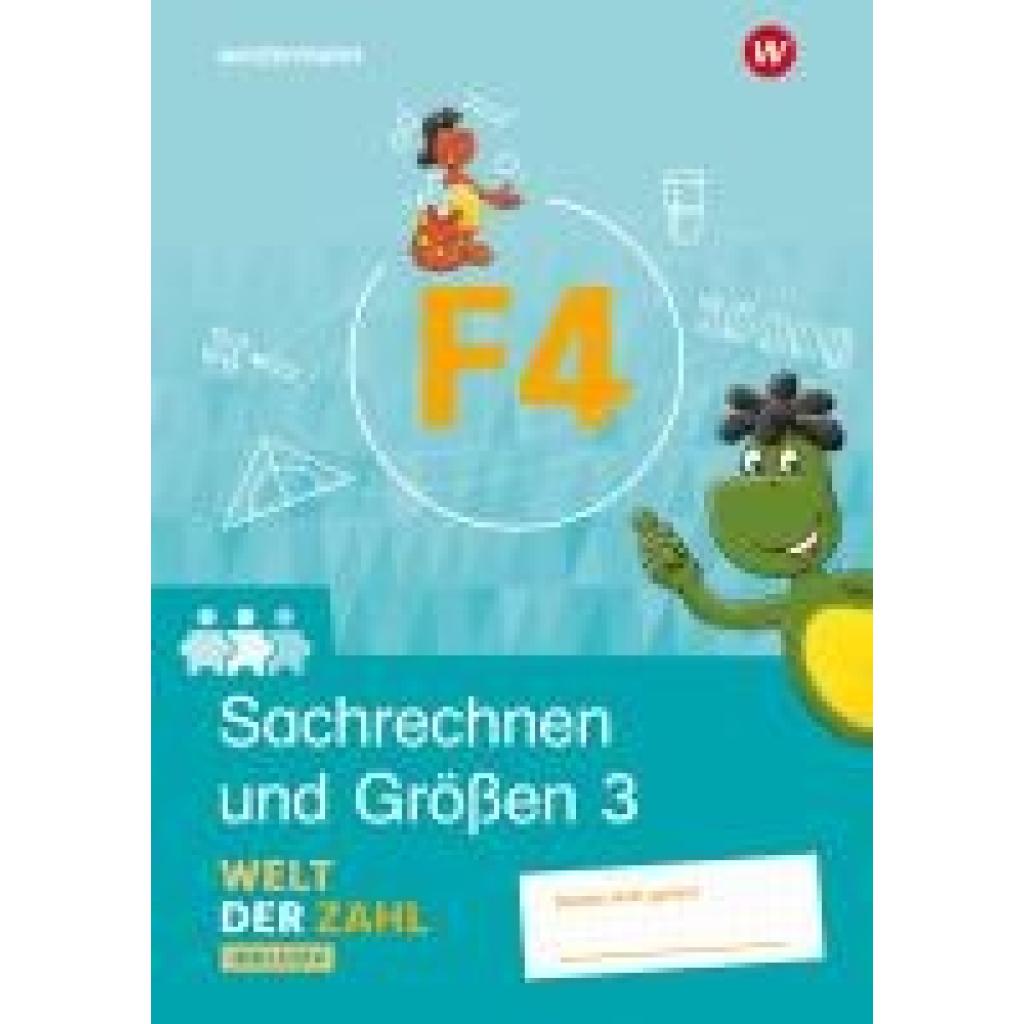 9783141062984 - Welt der Zahl Inklusiv Inklusionsheft F4 Sachrechnen und Größen 3