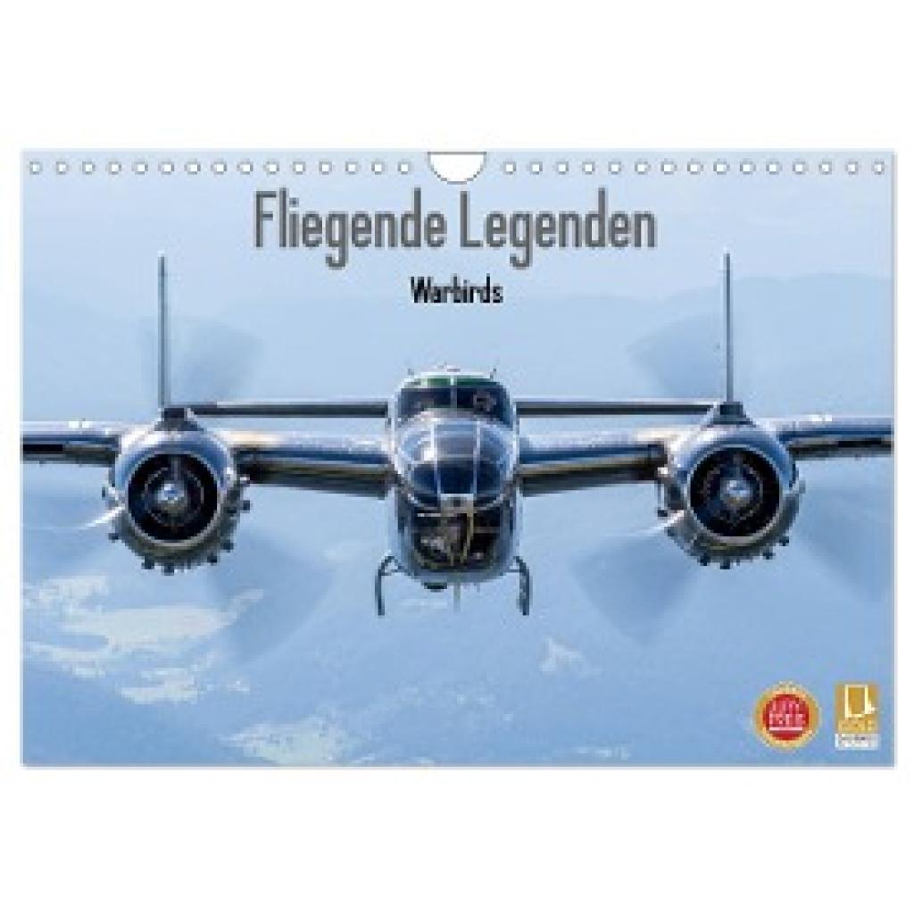 Engelke, Björn: Fliegende Legenden - Warbirds (Wandkalender 2025 DIN A4 quer), CALVENDO Monatskalender