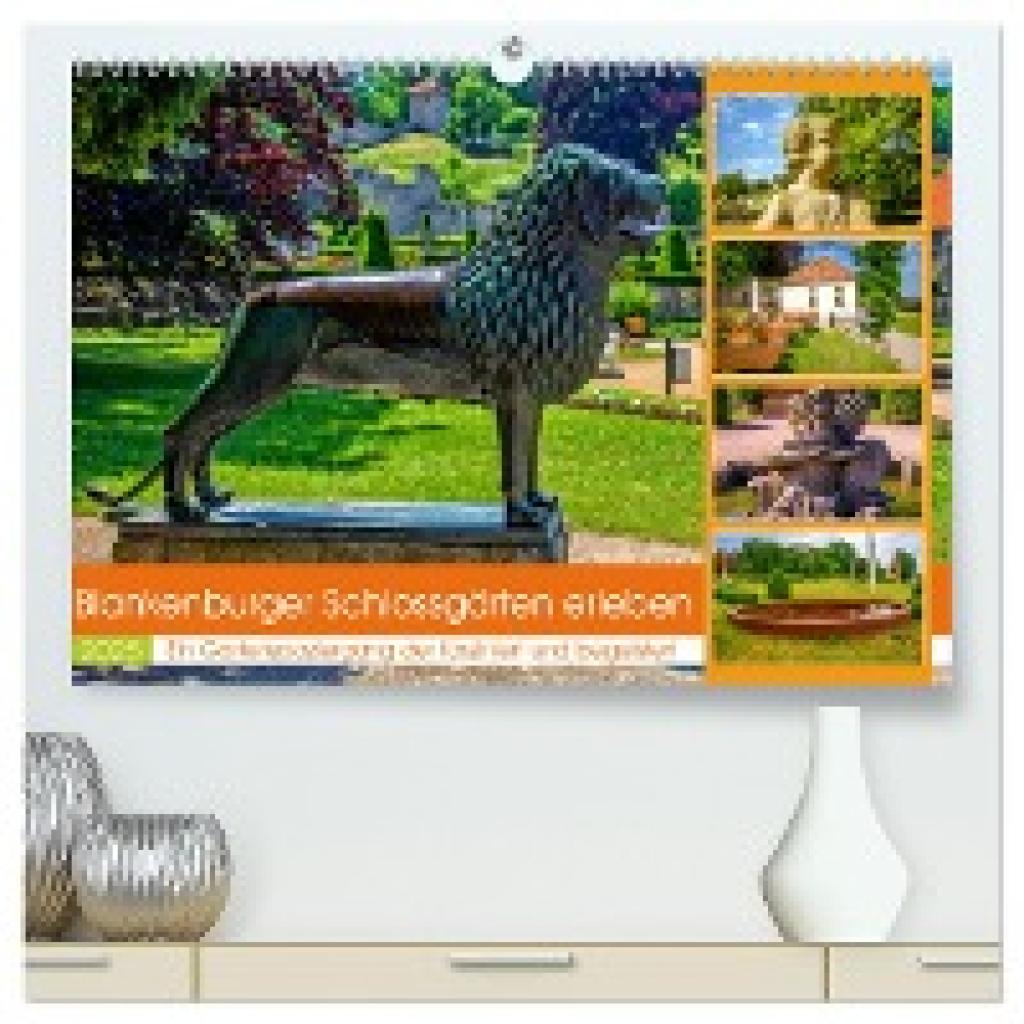 Felix, Holger: Blankenburger Schlossgärten erleben (hochwertiger Premium Wandkalender 2025 DIN A2 quer), Kunstdruck in H