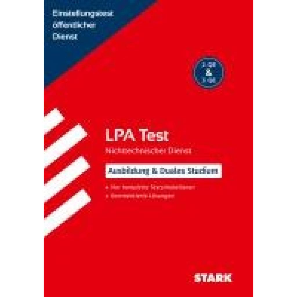 9783849056216 - STARK LPA Test - Einstellungstest öffentlicher Dienst - Marion von der Kammer Steffen Walz Kartoniert (TB)