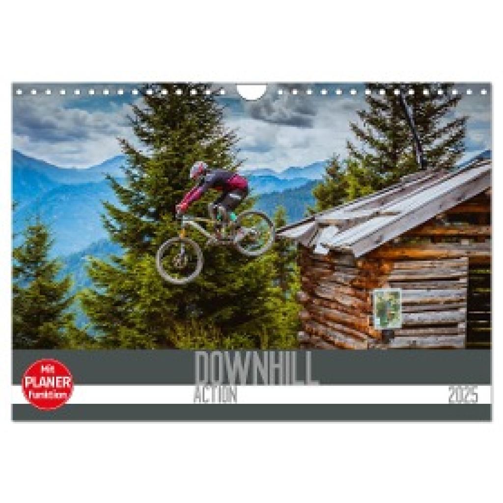 Meutzner, Dirk: Downhill Action (Wandkalender 2025 DIN A4 quer), CALVENDO Monatskalender