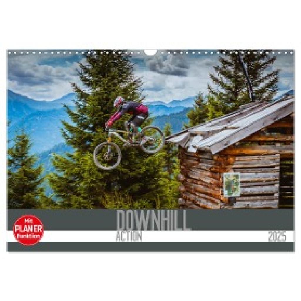 Meutzner, Dirk: Downhill Action (Wandkalender 2025 DIN A3 quer), CALVENDO Monatskalender
