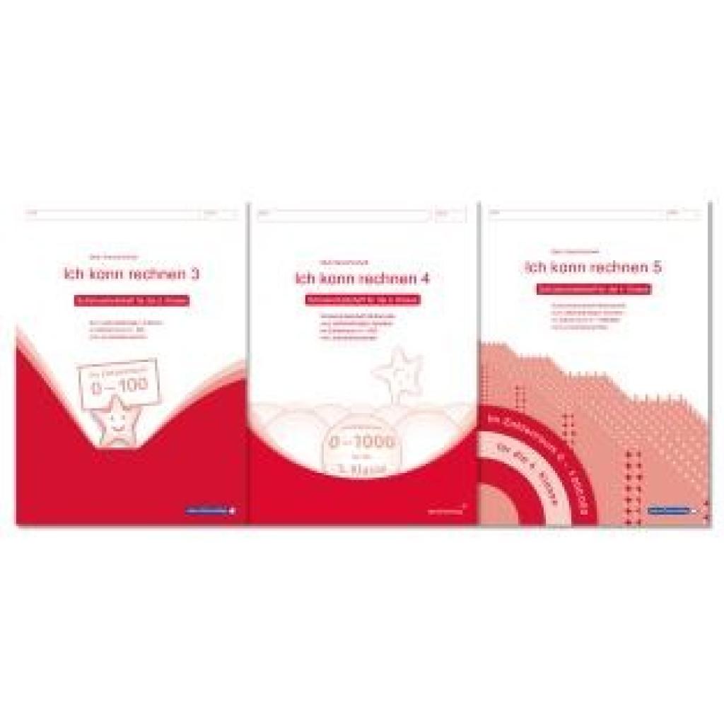 9783910429307 - Ich kann rechnen 3 4 und 5 - 3 Schülerarbeitshefte für die 2 bis 4 Klasse - sternchenverlag GmbH Katrin Langhans Kartoniert (TB)