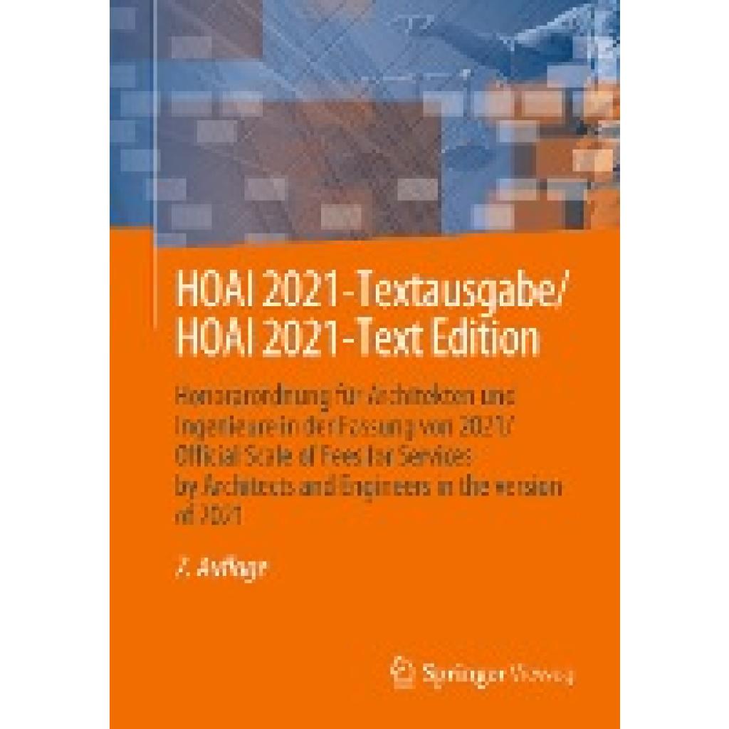 HOAI 2021-Textausgabe/HOAI 2021-Text Edition