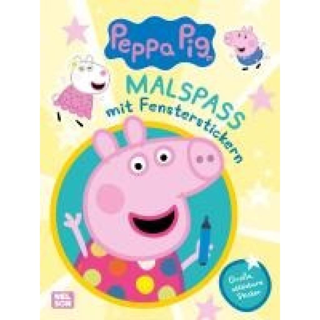 9783845124988 - Peppa Wutz Mitmachbuch Malspaß mit Fensterstickern Kartoniert (TB)