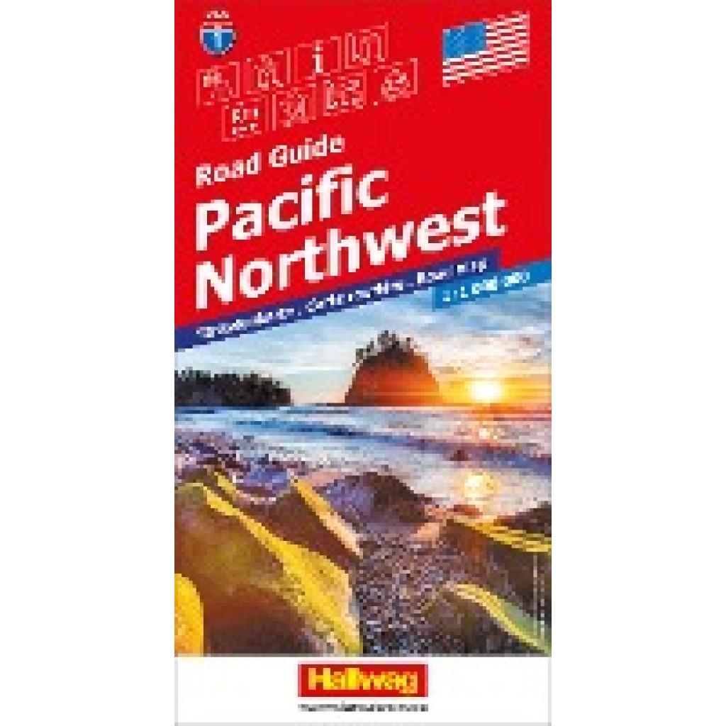 USA, Pacific Northwest, Nr. 01, Strassenkarte 1:1Mio.