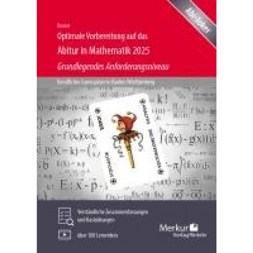 9783812011266 - Rosner Stefan Optimale Vorbereitung auf das Abitur in Mathematik 2025 - Grundlegendes Anforderungsniveau 9783812011266 - Rosner Stefan Optimale Vorbereitung auf das Abitur in Mathematik 2025 - Grundlegendes Anforderungsniveau