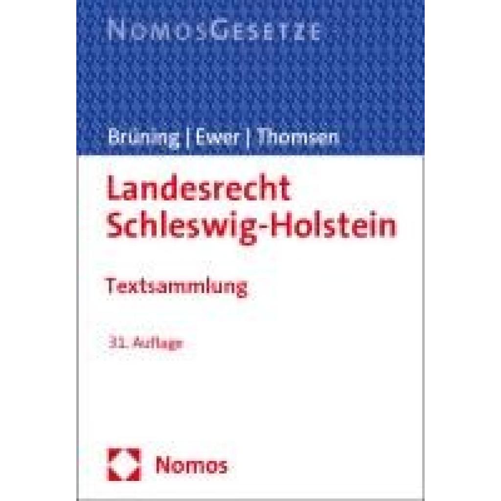 9783756009275 - Landesrecht Schleswig-Holstein 9783756009275 - Landesrecht Schleswig-Holstein