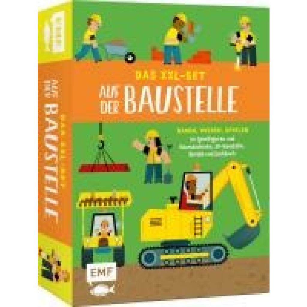 9783745920963 - Das XXL-Set - Bauen Wissen Spielen Auf der Baustelle - Catherine Sully Gebunden