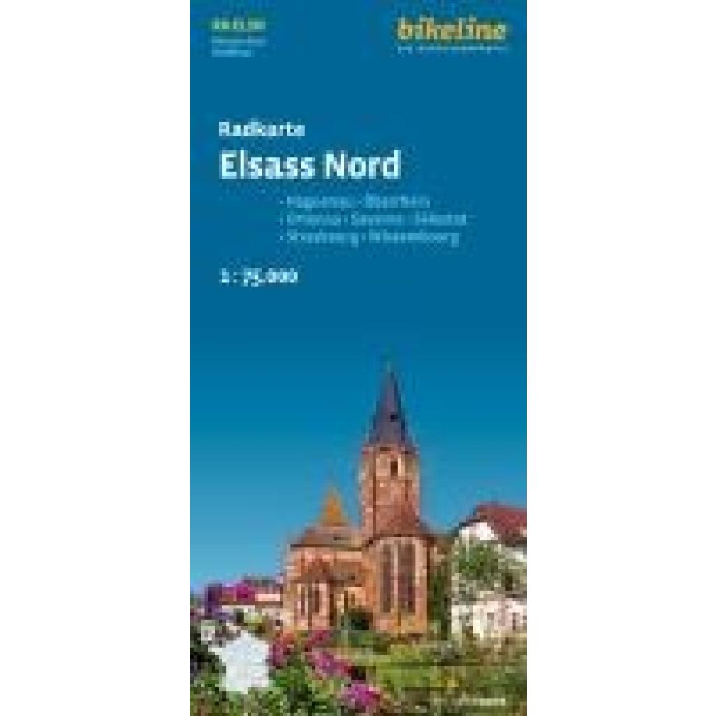Radkarte Elsass Nord
