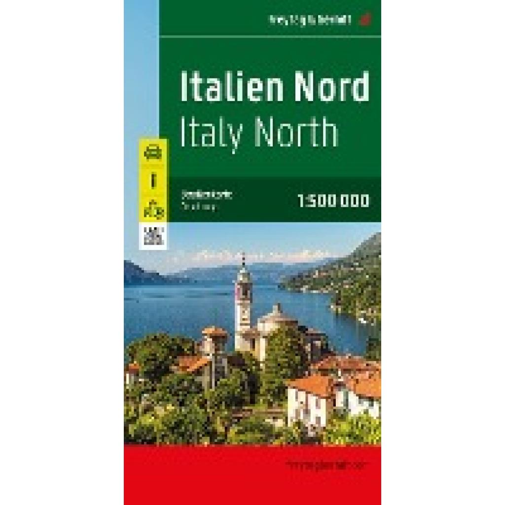 Italien Nord, Straßenkarte 1:500.000, freytag & berndt