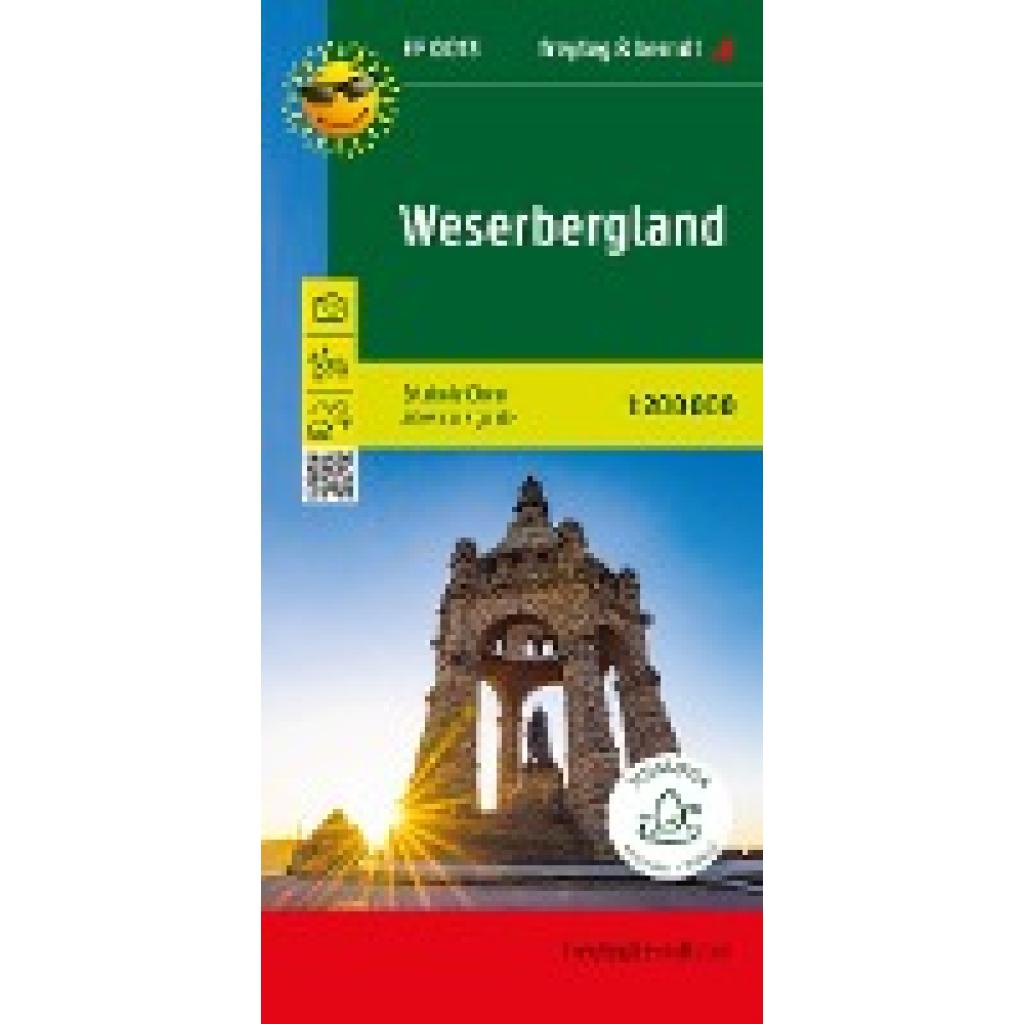 9783707920048 - Weserbergland Erlebnisführer 1200000 freytag & berndt EF 0013 Karte (im Sinne von Landkarte)