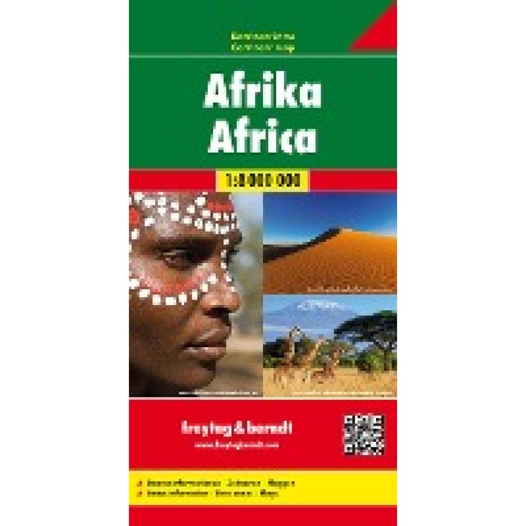 Afrika, Kontinentkarte 1:8 000 000