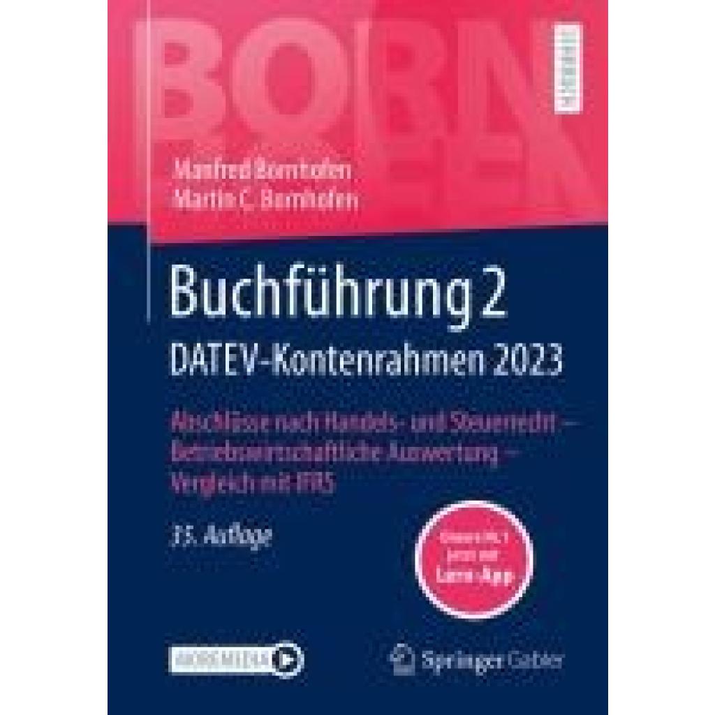 9783658433086 - Buchführung 2 DATEV-Kontenrahmen 2023 m 1 Buch m 1 E-Book - Manfred Bornhofen Martin C Bornhofen Kartoniert (TB)