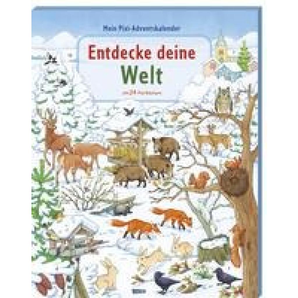 9783551056061 - Pixi Entdecke Adventskalender 2023 m 14 Buch m 6 Buch m 4 Buch - Lappan Gebunden