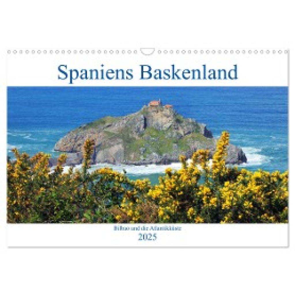 Gro, Gro: Spaniens Baskenland (Wandkalender 2025 DIN A3 quer), CALVENDO Monatskalender