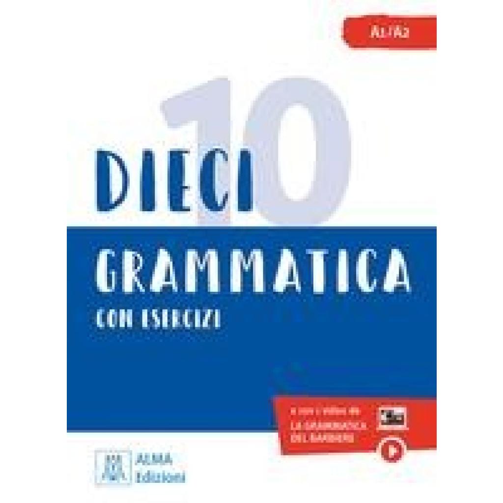 9783191254766 - Dieci lezioni di grammatica con esercizi - Marco Dominici Ciro Massimo Naddeo Kartoniert (TB)